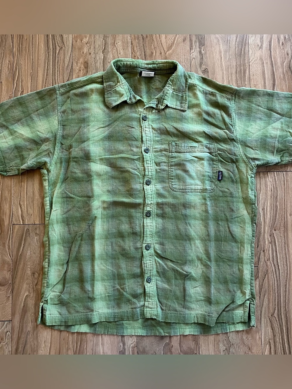 Vintage 90s patagonia plaid button up shirt